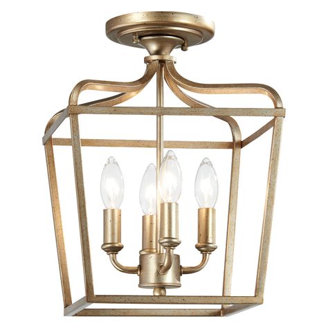 Minka Group® :: BRANDS :: Minka-Lavery® :: 4445-582 Entryway Lights, Entryway Light Fixtures, Entry Light, Foyer Light, Glass Candelabra, Gold Ceiling Light, Dimmable Ceiling Lights, Gold Ceiling, Entryway Lighting