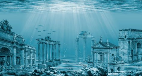 Underwater Ruins, Lost City Of Atlantis, Ocean Underwater, Underwater City, Image Film, Hampi, Picture Frame Art, History Channel, Lost City