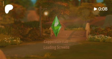 Sims 4 Autumn Loading Screen, Sims 4 Fall Loading Screen, Sims 4 Loading Screen, Loading Screen, Sims 4 Cas, Sims 4 Build, The Sims4, Sims 4 Custom Content, Maxis Match