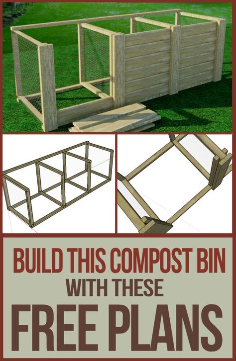 pin-compost-bin Homemade Compost Bin, Homemade Compost, Compost Bin Diy, Compost Bins, Diy Compost, Food Homemade, Yard Waste, Garden Compost, Veg Garden