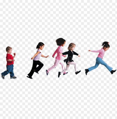 Kids Playing Outside, Person Png, Child Png, Kid Illustration, Render People, Kid Playing, People Cutout, Cut Out People, Child Playing