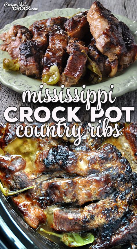 Crock Pot Country Ribs, Country Style Beef Ribs, Ribs In Crock Pot, Country Ribs Recipe, Country Ribs, Crockpot Ribs, Good Recipe, Pork Rib Recipes, Crock Pot Recipes