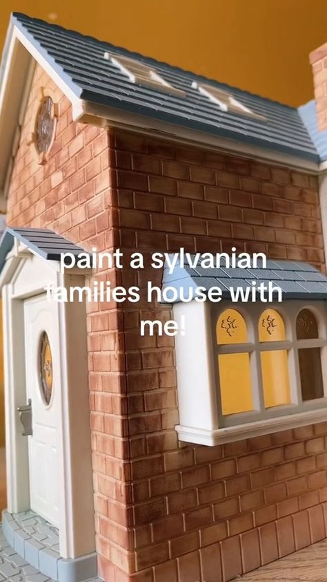 #crafts #sylvanianfamilies | TikTok Sylvanian Drama Tiktok, Sylvanian House Makeover, Sylvanian Families Diy, Sylvanian Families Custom House, Sylvanian Families Storage Kids Rooms, Sylvanian Families House, Sylvanian Families Deluxe Celebration Home, Family Diy, Calico Critters