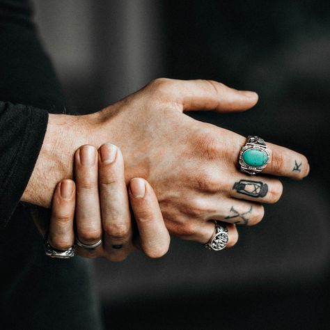 Masculine Rings, Dylan Lee, Peter Mckinnon, Men Fade Haircut Short, Mens Turquoise Rings, Boho Cowboy, End Of The Trail, Turquoise Men, Life Changing Decisions