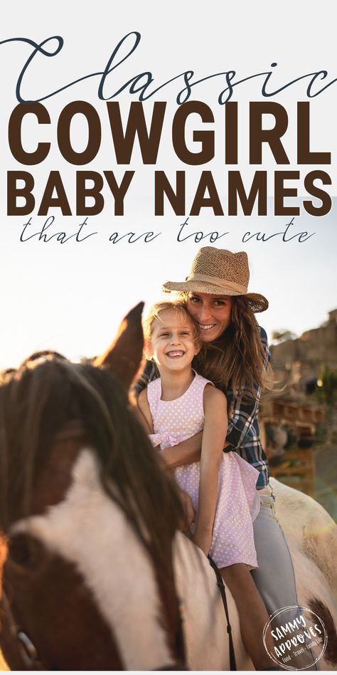 Old Cowboy Names, Western Girl Names List, Cute Western Baby Names, Unique Southern Girl Names, Western Baby Names Girl, Cowgirl Baby Names, Country Kid Names, Cute Country Names, Country Baby Names First And Middle