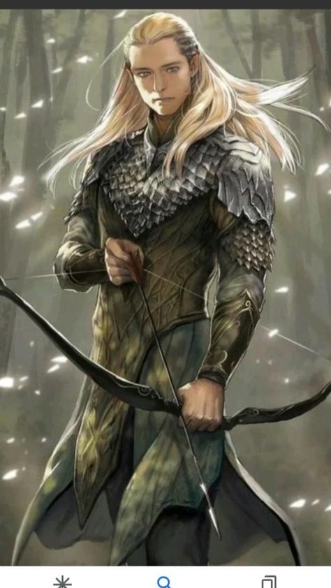 Male Elf, Legolas And Thranduil, Elves Fantasy, Heroic Fantasy, Weta Workshop, Bow And Arrow, Fantasy Male, Thranduil, Jrr Tolkien