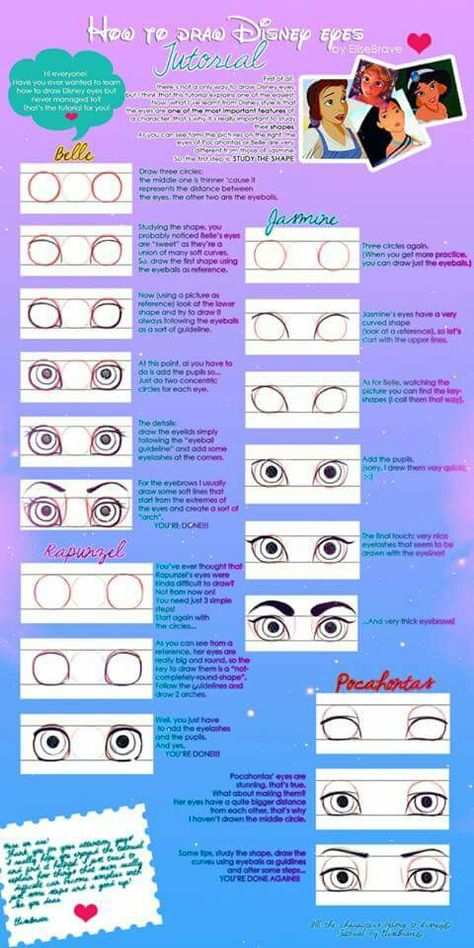 How To Draw Disney Villains, How To Draw Stylized Faces, Disney Princess Eyes, Princess Eyes, How To Draw Disney, Disney Style Drawing, Sketch Eyes, Disney Eyes, Drawing Disney