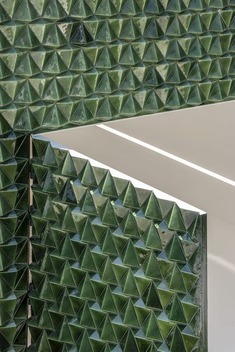 Green Tile Bar, White Skyscraper, Green Wall Tile, Tile Bar, Green Mosaic, French Windows, Mosaic Wall Tiles, Green Tile, Materials And Textures