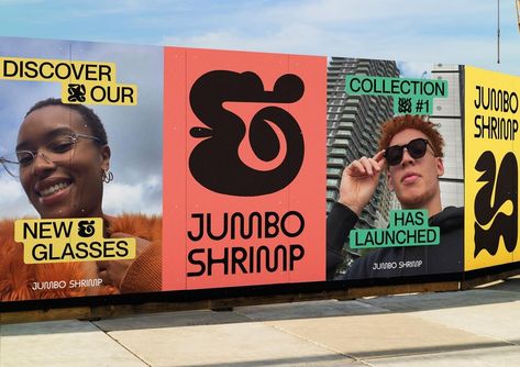 Mother Design (@motherdesign) on Instagram Billboard Design Inspiration, Billboard Design Ideas, Mother Design, Billboard Design, Jumbo Shrimp, Marine Theme, Brand Campaign, Prescription Glasses, Graphic Design Inspiration