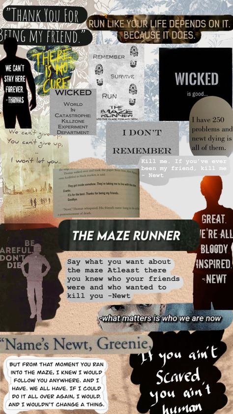 ✨Maze Runner Quotes✨ Maze Runner Subject Numbers, Maze Runner Quotes Wallpaper, The Maze Runner Quotes, Maze Runner Quotes, Runner Quotes, The Maze Runner, Maze Runner Trilogy, Newt Maze Runner, Incorrect Quotes