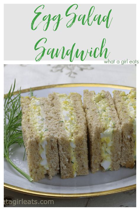 English Egg Salad Tea Sandwiches, Tea Party Egg Salad Sandwiches, English Egg Sandwich, High Tea Egg Salad Sandwiches, Egg Salad Finger Sandwiches, Egg Salad Sandwich Tea Party, Egg Salad Tea Sandwiches Recipes, Egg Salad Sandwiches Recipe, Fancy Egg Salad Sandwich