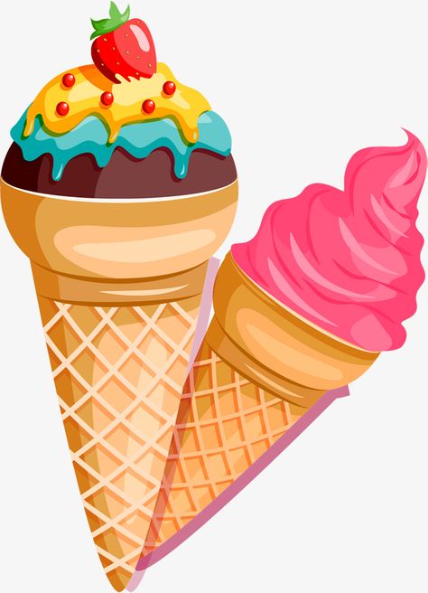 Delicious ice cream, cherry, simple ice cream, water color, colourful ice cream,Delicacy clipart,colourful clipart,ice clipart,cream clipart Colourful Ice Cream, Art Cupcakes, Simple Ice Cream, Wall Stickers Kitchen, Ice Cream Png, Ice Cream Pictures, Cream Png, Candy Wall, Strawberry Sweets