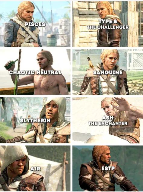 Assassins Creed Memes, Edward Kenway, Assassins Creed Black Flag, Edwards Kenway, Assassins Creed 2, All Assassin's Creed, Assassins Creed Art, Assassin Creed, Chaotic Neutral