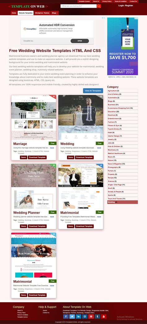 Matrimonial business owners and wedding planner agency can download free our best wedding website templates and use to make an awesome website. it will provide you a stylish designing background for your entire wedding and matrimonial website. Designing Background, Register Website, Free Wedding Website, Wedding Website Template, Web Designs, Wedding Event Planner, Wedding Event Planning, Wedding Plans, Free Wedding