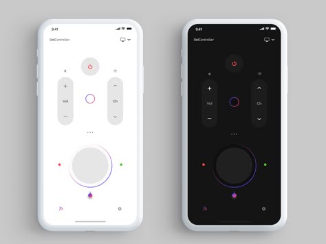 Smart controller remote app by Jitu Raut Ui Ux 디자인, Data Logger, Mobile Interface, Smart Home Design, App Interface, App Ui Design, Ui Inspiration, Remote Controls, Mobile Ui