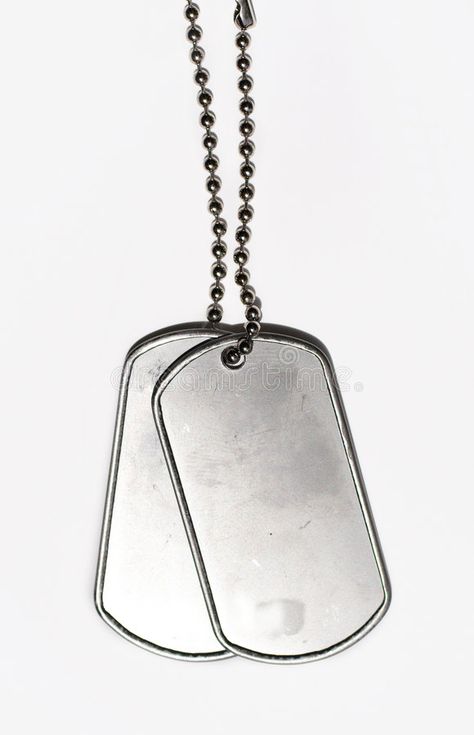 Military dog tags ID royalty free stock image Military Dog Tag, Army Dog Tag, Dog Tags Military, Good Luck Symbols, Army Soldier, The Other Guys, Dog Tags, Royalty Free Images, Dog Tag Necklace