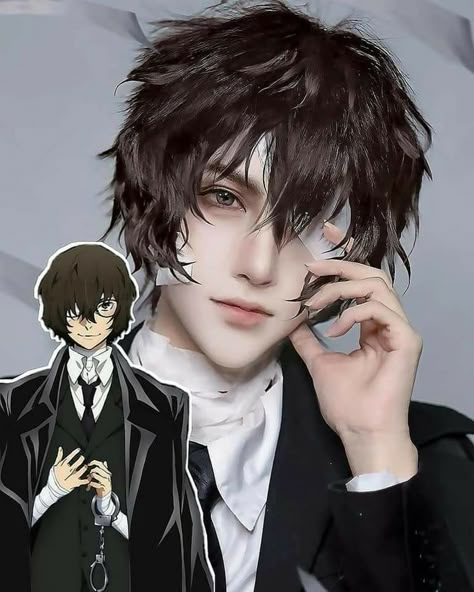 Dazai Cosplay, Character Cosplay, Anime Cosplay Makeup, Cosplay Boy, Snk Cosplay, Osamu Dazai, Real Anime, Male Cosplay, Cosplay Characters