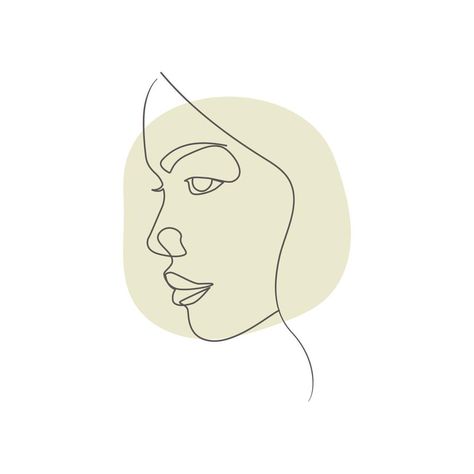 Woman Face Drawing, Jacket Painting, Line Animation, Female Face Drawing, Line Art Style, Skincare Branding, Drawing Style, Female Face, Art Graffiti