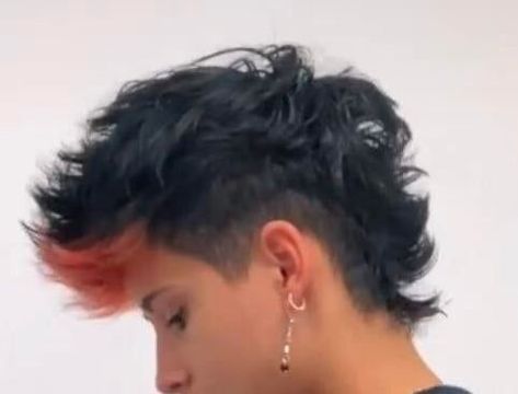 Pho Hawk Hair For Women, Mullet Deathhawk, Mullet Mohawk Mens, Short Deathhawk Mullet, Punk Mohawk Mullet, Mohawk Mullet Fade, Mohawk Down, Short Alternative Hair Men, Fauxhawk Mullet