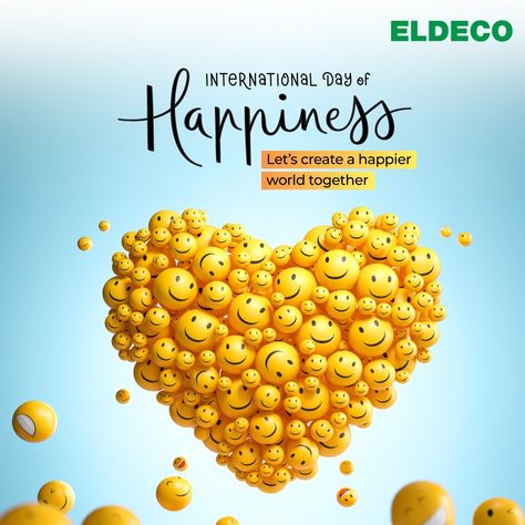 International Happiness Day Creative Ads, Happiness Day Creative Ads, International Day Of Happiness Creative, International Day Of Happiness Poster, International Happiness Day, World Happiness Day, Happiness Day, Day Of Happiness, How To Become Happy