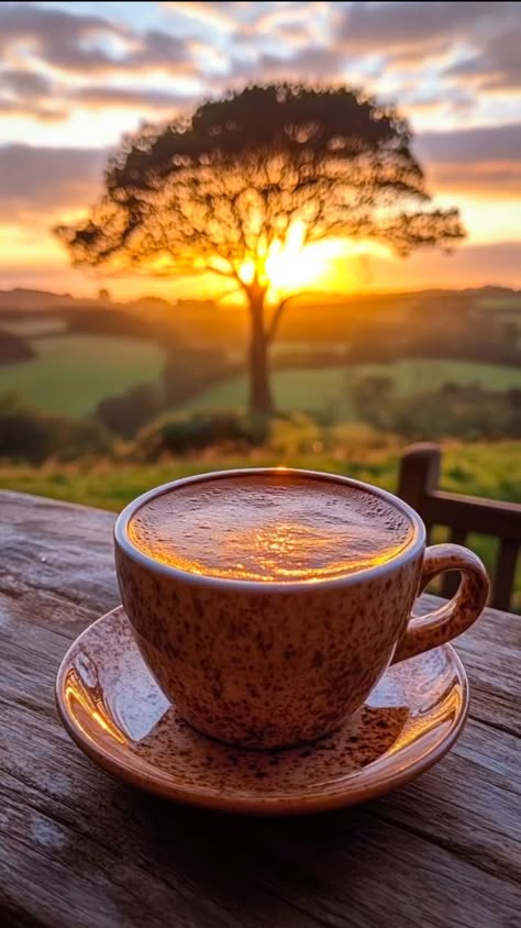 Coffee Images Pictures, Coffee Photography Aesthetic, Morning Outside, Coffee And Love, Tea Treats, Good Morning Coffee Images, Morning Coffee Images, Hazelnut Coffee, Quotes Coffee