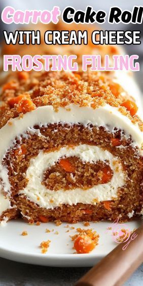 If you’re a fan of the classic carrot cake, get ready for a delightful twist that takes this beloved dessert to a whole new level. Today, we’re making an Easy… Carrot Cake Roll With Cream Cheese Icing, Carrot Cake Roll Cream Cheese Frosting, Carrot Cake Roll Recipe, Carrot Cake Roll, Sugar Free Carrot Cake, Classic Carrot Cake, Moist Carrot Cake, Moist Carrot Cakes, Easy Carrot Cake