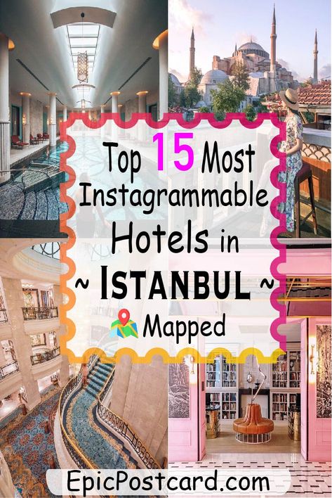 Top 15 Most Instagrammable Hotels in Istanbul Mapped! - Shangri-La Bosphorus • Four Seasons Hotel Istanbul At The Bosphorus • Four Seasons Hotel Istanbul At Sultanahmet Istanbul Tourist Map, Best View Hotel, Best Hotels In Istanbul, Hotels In Istanbul, Istanbul Map, Turkey Hotels, Istanbul Airport, Istanbul Hotels, Istanbul Travel