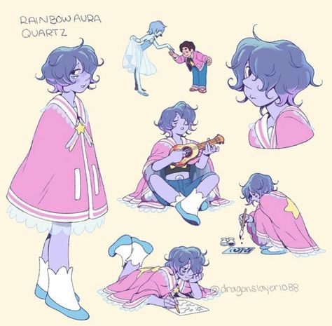 Steven Universe Fan Fusions, Steven Universe Fusion, Steven Universe Pictures, Blue Aura Quartz, Steven Universe Diamond, Steven Universe Oc, Steven Universe Anime, Pearl Steven Universe, Steven Universe Au