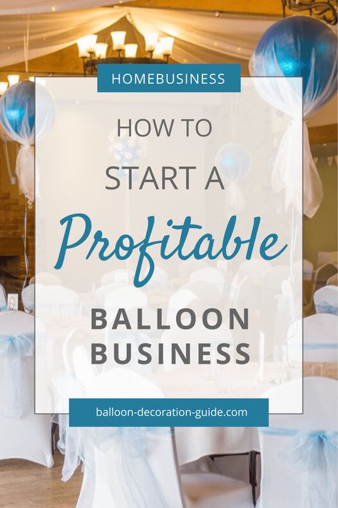 Balloon Business Pricing, Party Needs Store Design, How To Start A Balloon Garland Business, Balloon Shop Ideas, Starting Balloon Business, Balloon Decor Business, Balloon Decorating Ideas, Balloon Sizes Chart, How To Start A Balloon Business