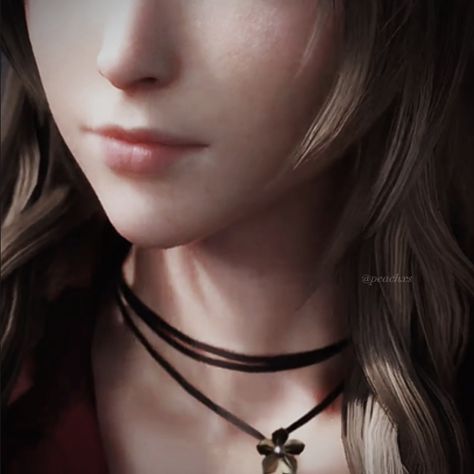 Aerith Icon Ff7, Aerith Gainsborough Aesthetic, Aerith Aesthetic, Aerith Gainsborough Icons, Aerith Pfp, Aerith Icon, Aerith Ff7, Horror Girl, Final Fantasy Aerith