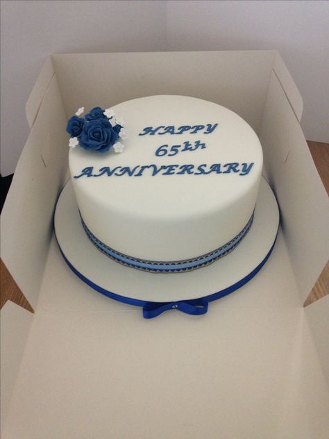 65 Anniversary Cake, 65th Anniversary, Different Cakes, Anniversary Cake, How To Make Cake, Sapphire, My Style, Cake