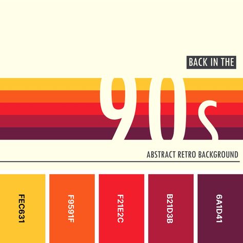 31 Retro Color Palettes for Throwback Designs - Color Meanings Orange Web, Retro Color Palette, Dark Cyan, 90s Colors, Color Meanings, Retro Designs, Retro Color, Digital World, Choose Colors