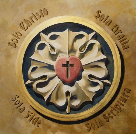 Seal (Crest) of Martin Luther Lutheran Rose, Biblical Illustrations, Reformation Sunday, Biblical Pictures, Martin Luther Reformation, Luther Rose, Reformation Day, 5 Solas, Protestant Reformation