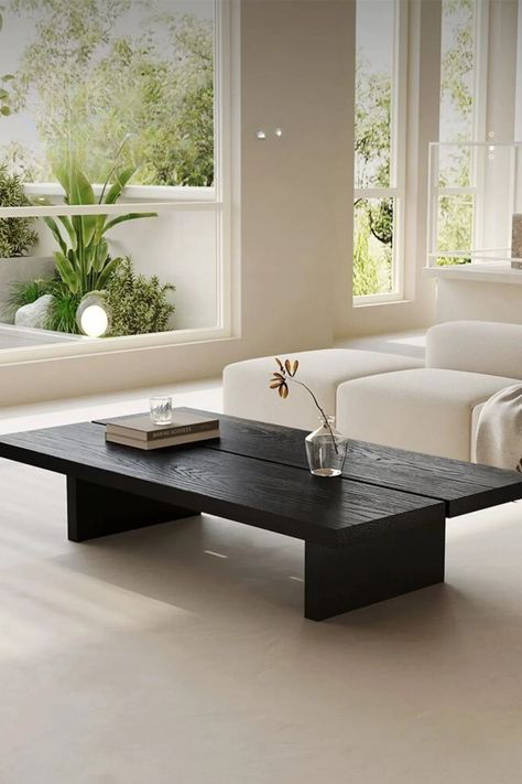 Ivy Coffee Table | Valyou Furniture Pottery Barn Black Coffee Table, Black Low Coffee Table, Low Modern Coffee Table, Low Large Coffee Table, Black Rectangular Coffee Table, Large Low Coffee Table, Low Black Coffee Table, Rectangular Wood Coffee Table, Low Square Coffee Table