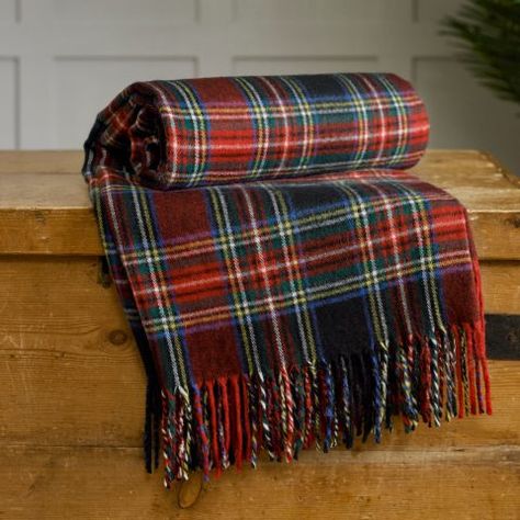 Tartan Throws, Black Throws, Brass Bed, Cashmere Throw, Tartan Design, Blanket Black, Tartan Dress, Velvet Throw, The Bedroom