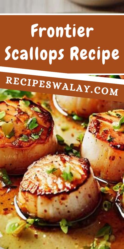 Embark on a culinary adventure with this delightful Frontier Scallops recipe, where simplicity meets sophistication in every bite. Scallops, a ... Oven Scallops Recipe, Baby Scallop Recipes, Scollops Recipes Easy, Small Scallops Recipe, Scollops Recipes, Scallops And Spinach Recipe, Keto Scallops, Scallops Recipes, Cook Scallops