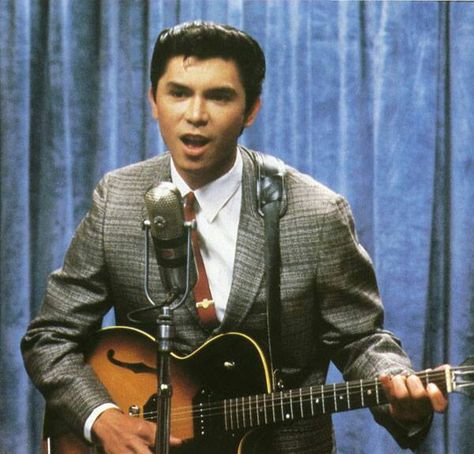 La Bamba --- Richie Valens Lou Diamond Phillips 80s, La Bamba Movie, Ritchie Valens La Bamba, Lou Diamond Phillips, Dollars Trilogy, Good Old Movies, Ritchie Valens, 80s Songs, James Garner