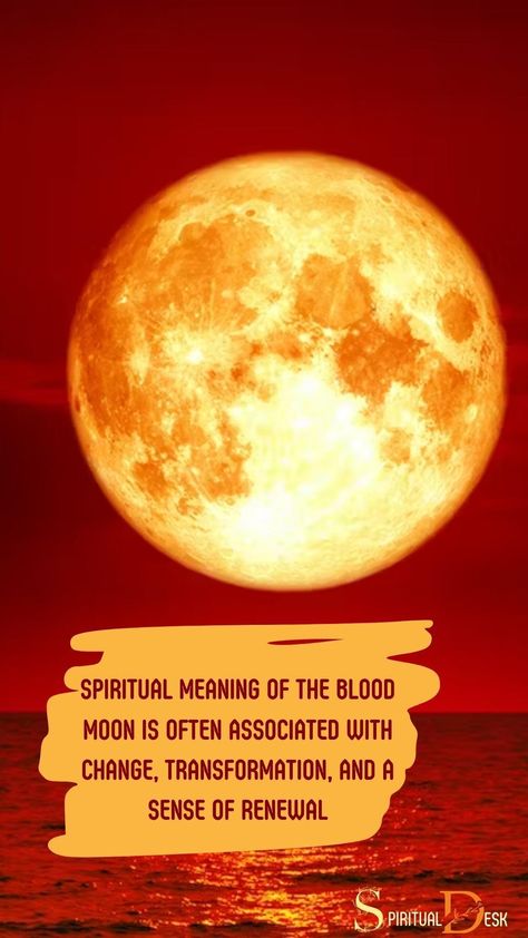 The spiritual meaning of the Blood Moon is often associated with change, transformation, and a sense of renewal. It serves as a reminder that life is in a constant state of flux and evolution. In various cultures and religions, the Blood Moon is seen as a symbol of rebirth or a spiritual awakening. #seen #serves #awakening #rebirth #symbol #hope #religions Rebirth Symbol, Moon Meaning, Cycle Of Life, Spiritual Power, Blood Moon, Spiritual Meaning, Spiritual Connection, Spirituality Energy, Spiritual Practices