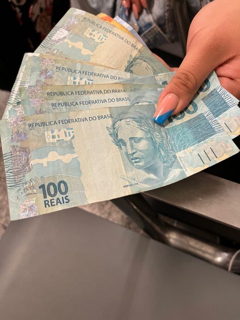 Brazilian currency Brazil Currency, Brazil Money, Manifestation Prayer, Money Machine, Vision Board Goals, Document Sign, New Photo Download, Luxury Lifestyle Dreams, Money Goals