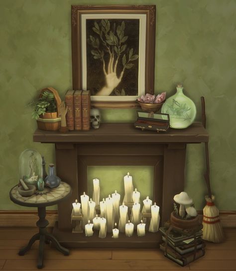 Sims 4 Cc Witchy Clutter, Sims 4 Terrarium, Sims 4 Cc Spooky Furniture, Witchy Bloxburg House, Whimsigothic Sims 4 Cc, Sims 4 Haunted House Cc, Sims 4 Spooky House, Sims 4 Witch House Cc, Bloxburg Wine Bottle