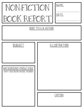 Project: Non-Fiction Book Report Due: November 1, 2013. Non Fiction Book Report, Fiction Book Report, Book Report Template, Background Knowledge, Teaching Language Arts, Library Lessons, 2nd Grade Reading, Nonfiction Texts, Fiction Book