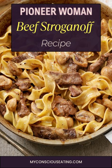 Beef stroganoff on a table Southern Living Beef Stroganoff, Beef Noodle Casserole Pioneer Woman, Beef Stroganoff Pioneer Woman, Pioneer Woman Beef Stroganoff, Pioneer Woman Recipes Beef, Pioneer Woman Recipes Dinner, The Pioneer Woman Recipes, Hamburger Stroganoff, Celebrity Chef Recipes