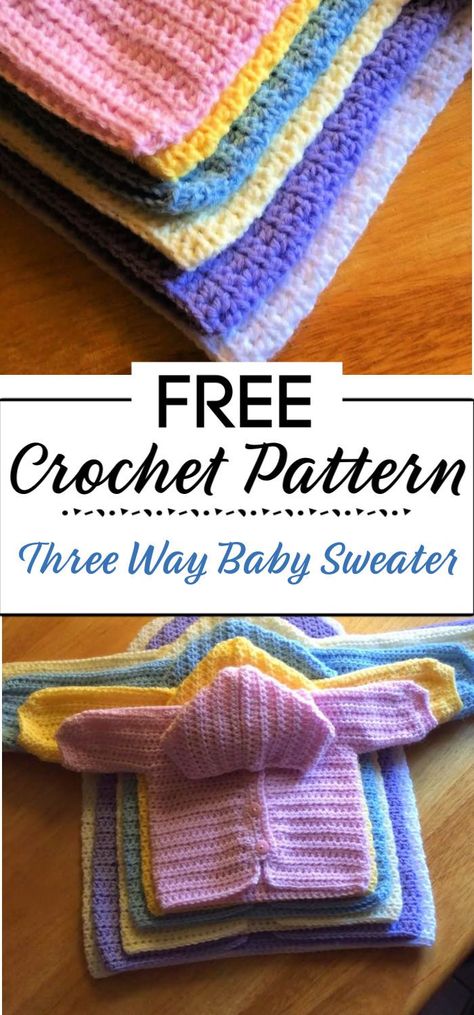 Easy free crochet pattern for a seamless top-down raglan sweater for babies and kids. Crochet Baby Cardigan Free Pattern, Jaket Crochet, Crochet Baby Projects, Crochet Baby Sweater Pattern, Crochet Baby Jacket, Crochet Baby Gifts, Crochet Baby Sweaters, Baby Cardigan Pattern, Crochet Baby Sweater