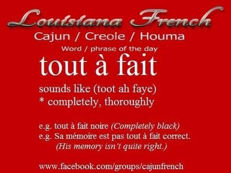 Louisiana Creole Language, Latin Language Learning, Creole Language, Mardi Grad, Louisiana Culture, Cajun French, Useful French Phrases, French Basics, Louisiana Creole