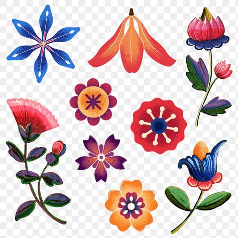 Flower Tropical, Sticker Illustration, Illustration Flower, Mexican Flowers, Beach Pic, Set Free, Flower Illustration, Free Illustrations, Scrapbook Ideas