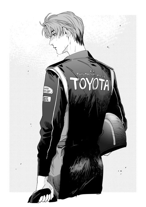 Takumi Fujiwara Initial D Pfp, Takumi Fujiwara Manga, Initial D Takumi, Initial D Manga, Takumi Fujiwara, Mf Ghost, Initial D Car, Initial D, Racing Suit