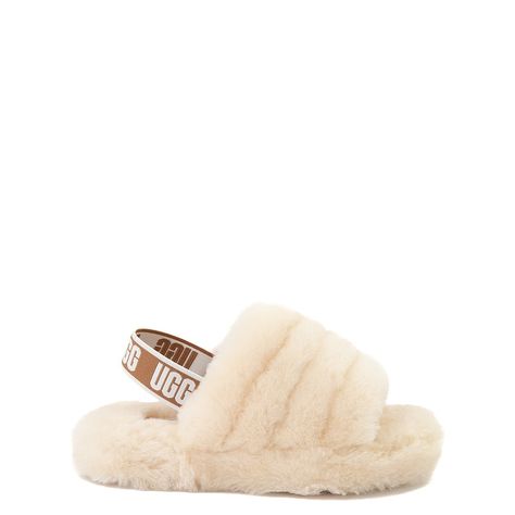 Ugg Flip Flops, Fluff Yeah Slide, Fluffy Shoes, Ugg Store, Shoe Size Chart Kids, Shoes Slides, Slides Slippers, Shoes And Sandals, Kids Uggs