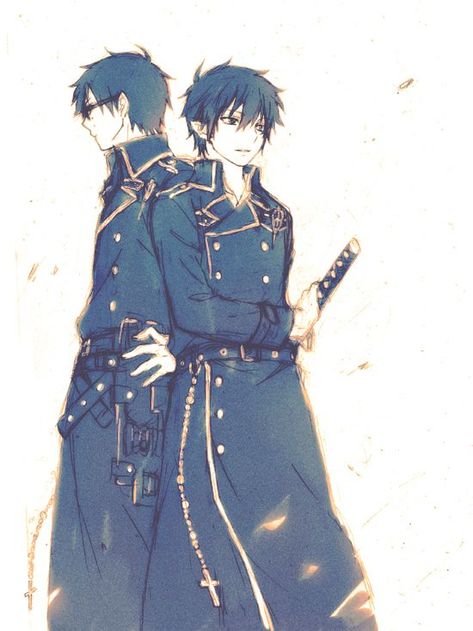 Renzo Shima, Yukio Okumura, Blue Exorcist Rin, The Garden Of Words, Blue Exorcist Anime, Exorcist Anime, Full Metal Alchemist, Rin Okumura, Comic Manga