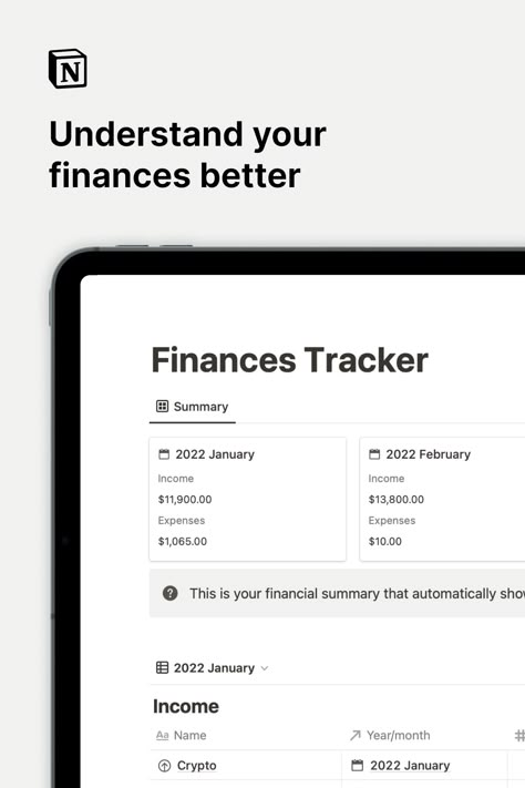 Personal Finance Tracker, Budget Tracker Notion Template, Notion Expenses Tracker, Notion Finance Template Free, Notion Budget Template Free, Notion Money Tracker, Finances Template, Notion Finance Template, Notion Budget Template