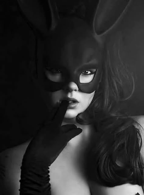 Mask Photoshoot, Bouidor Photography, Hot Halloween Outfits, Mask Pictures, Bunny Mask, Portraiture Photography, Shadow Photography, Cat Mask, Masquerade Party